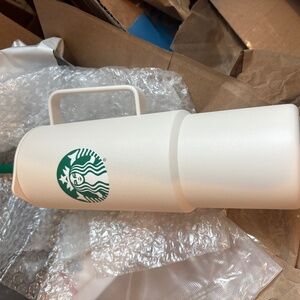 Awesome cream Starbucks x Miir travel mug cup coffee BN HTF